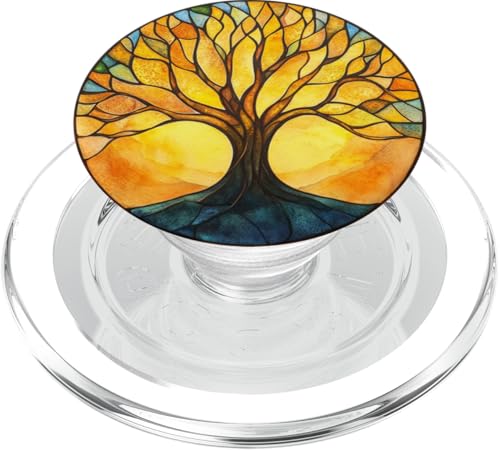 Keltisches Lebensbaum-Symbol mit Knotenmuster PopSockets PopGrip für MagSafe Keltisches Lebensbaum-Symbol mit Knotenmuster PopSockets PopGrip für MagSafe von Tree Roots Collective