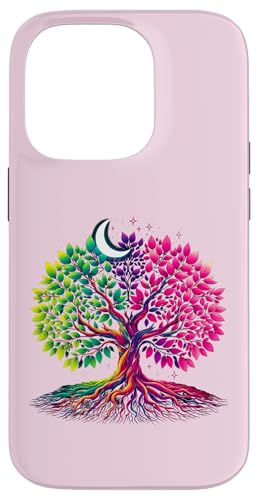 Keltisches Lebensbaum-Symbol mit Knotenwerk, Mondphasen Hülle für iPhone 14 Pro Keltisches Lebensbaum-Symbol mit Knotenwerk, Mondphasen Hülle für iPhone 14 Pro von Tree Roots Collective