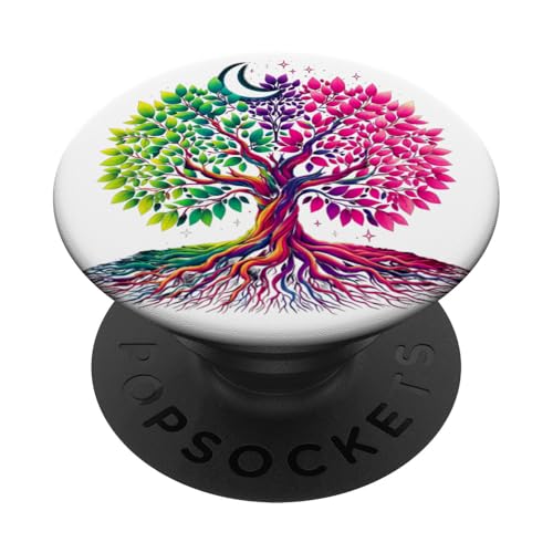 Keltisches Lebensbaum-Symbol mit Knotenwerk, Mondphasen PopSockets Klebender PopGrip Keltisches Lebensbaum-Symbol mit Knotenwerk, Mondphasen PopSockets Klebender PopGrip von Tree Roots Collective