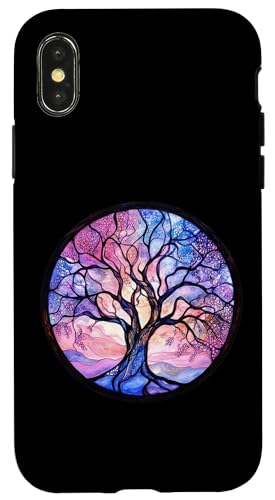 Mystisches Baum des Lebens Symbol mit Knotenmuster Hülle für iPhone X/XS Mystisches Baum des Lebens Symbol mit Knotenmuster Hülle für iPhone X/XS von Tree Roots Collective