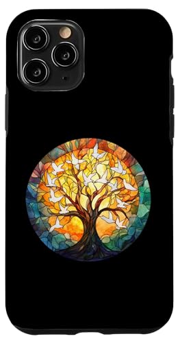 Taube, Vögel, Lebensbaum Symbol mit Knotenmuster Hülle für iPhone 11 Pro Taube, Vögel, Lebensbaum Symbol mit Knotenmuster Hülle für iPhone 11 Pro von Tree Roots Collective