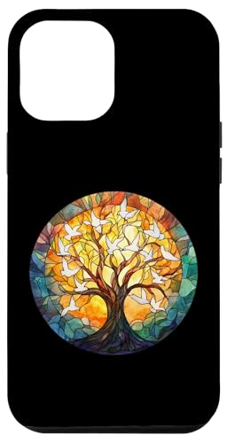 Taube, Vögel, Lebensbaum Symbol mit Knotenmuster Hülle für iPhone 12 Pro Max Taube, Vögel, Lebensbaum Symbol mit Knotenmuster Hülle für iPhone 12 Pro Max von Tree Roots Collective