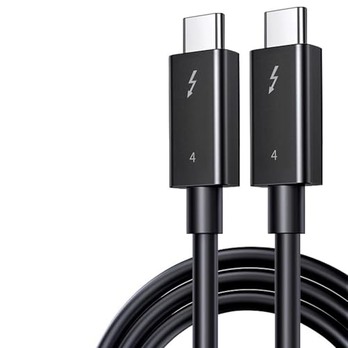 Treedix 40Gbps USB-C-Kabel für Thunderbolt 4, 100W PD Schnellladekabel, 8K 60Hz Display, 30cm E-Marker-Kabel kompatibel mit iPad, Tablets, Laptops etc. von Treedix