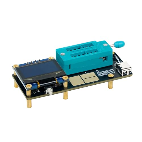 Treedix GM328 Transistor Tester – Farbbildschirm-LCR/ESR-Messgerät, Bauteiltester für MOSFET/PNP/NPN, Kondensator, Diode, Widerstand, SMD, Triode & Zener-Diode Treedix GM328 Transistor Tester – Farbbildschirm-LCR/ESR-Messgerät, Bauteiltester für MOSFET/PNP/NPN, Kondensator, Diode, Widerstand, SMD, Triode & Zener-Diode von Treedix