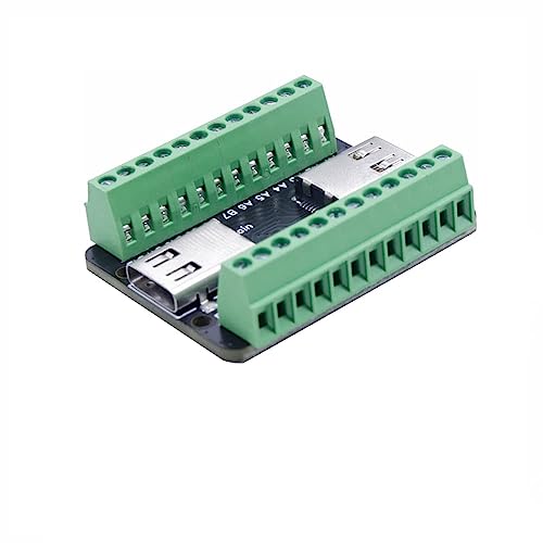 Treedix USB 3.1 Typ C Buchse auf Buchse Durchgang Adapter Breakout Board 24 Pin für Datumsleitung Kabel Transfer Verlängerung von Treedix