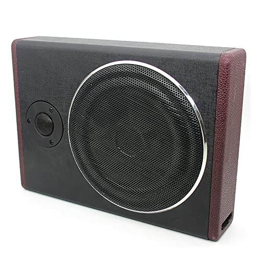 Treeisland Aktiver Subwoofer Auto Untersitz Bass Lautsprecher 600W 8 Zoll Aktiv Untersitz Subwoofer Car Audio von Treeisland
