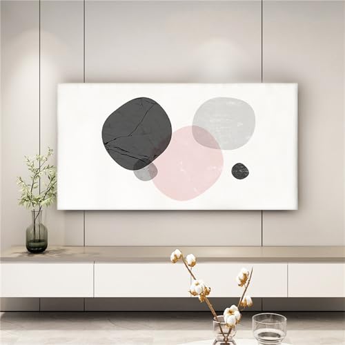 Treer TV Abdeckung Staubschutzhülle, Hülle Bezug für Fernsehen Schutzhülle Universal Fernseher Hülle Elastisch Staubschutz für 32-85 Zoll TV/PC-Bildschirme (Illustration,69-75 Zoll) von Treer