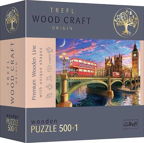 Trefl 20155 Holz Puzzle (500+1 Teile) - Westminster, London von Trefl