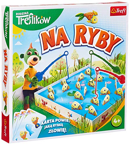Trefl Fische Treflik Family Geschicklichkeitsspiel mit Helden Märchen Familie Treflik für Kinder ab 4 Jahren von Trefl