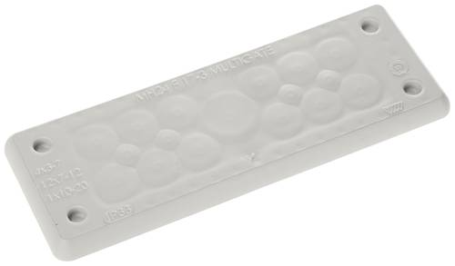 Trelleborg MH-24 F 17-3 LIGHT GREY UL94 V-0 IP65 | TPE | Screw Durchführungsplatte TPE Grau 1St. Trelleborg MH-24 F 17-3 LIGHT GREY UL94 V-0 IP65 | TPE | Screw Durchführungsplatte TPE Grau 1St. von Trelleborg