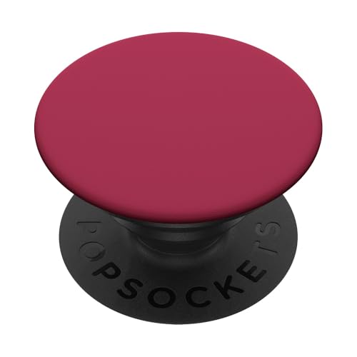 Einfarbige Farbe Hibiskusrot PopSockets Klebender PopGrip von Trend Color Red Shades Palette Monochrome Design
