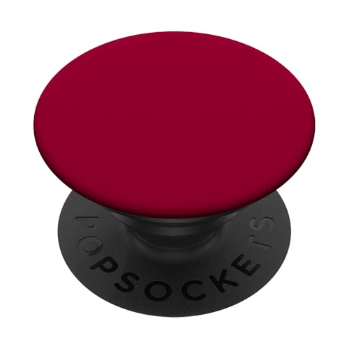 Einfarbige Farbe Rubinrot PopSockets Klebender PopGrip von Trend Color Red Shades Palette Monochrome Design