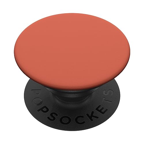 Einfarbige Farbe Terrakotta-Rot PopSockets Klebender PopGrip von Trend Color Red Shades Palette Monochrome Design