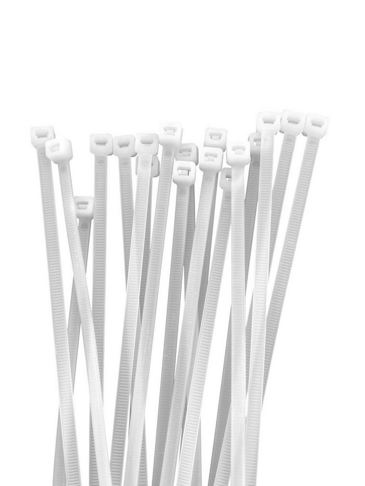 Trend Line Kabelbinder TrendLine Kabelbinder weiß 4,8 x 250 mm, 50 Stück von Trend Line