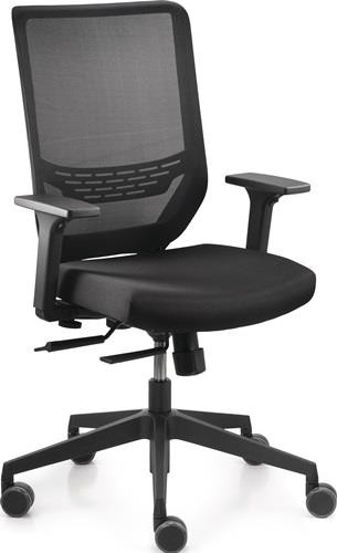 Trend Office Bürodrehstuhl Mesh Armlehnen,verstellb.schwarz 410-520mm Trend Office Bürodrehstuhl Mesh Armlehnen,verstellb.schwarz 410-520mm von Trend Office