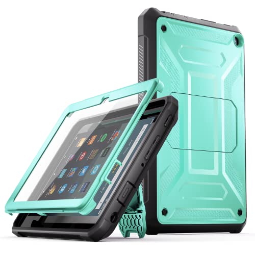 Brandneue 8 Kids Tablet-Hülle, TrendGate Lightweight Shockproof Armor Series Cover Integrierte Displayschutzfolie mit Ständer für 8-Zoll Tablets, Nicht für iPad Samsung – Türkis von TrendGate