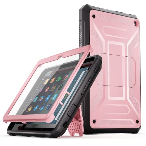 Hülle für das Neue Tablet 8, Nicht für iPad, TrendGate Shockproof Armor Series Cover mit Displayschutzfolie für das Neue Modell 8 Zoll Tablet- – Rosa von TrendGate