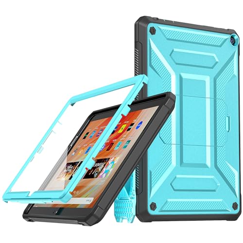 TrendGate 10.1 Zoll Tablet Hülle Leicht Armor Series Kids Cover Inkompatibler iPad, Samsung, Built-in Displayschutzfolie mit Kickstand für neues Modell 10Tablet - Blau von TrendGate