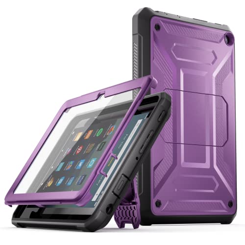 TrendGate 11 Zoll Tablet Hülle Leicht Armor Series Kids Cover Inkompatibler iPad, Samsung, Lenovo, Built-in Displayschutzfolie mit Kickstand für neues Modell Tablet - Lila von TrendGate