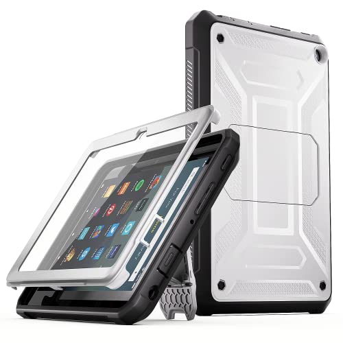 TrendGate Tablet-Hülle für 8 Zoll Tablets – Leichte Armour Serie Ganzkörper Robuster Freihand Anzeigeständer mit Displayschutzfolie, Nicht für iPad Samsung – Grau von TrendGate