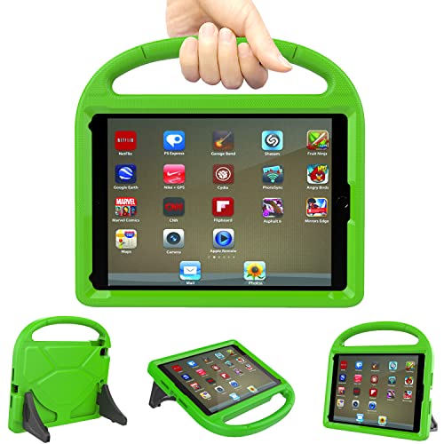 iPad 9,7 Hülle für Kinder 2018/2017 iPad 6./5. Generation Hülle –TrendGate Leichte stoßfeste iPad Hülle für Kinder mit Griff und Ständer für iPad Air/iPad Air 2/iPad Pro 9,7 Zoll Tablet – Grün von TrendGate
