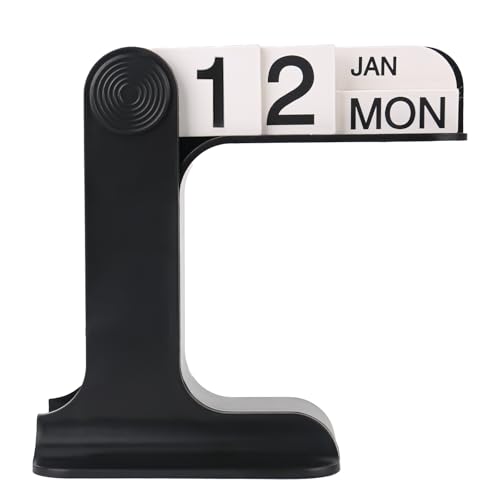 Trendecor Schreibtisch-Flip-Kalender, Täglicher Desktop-Ewige Tischkalender mit Monats Datums Tagestafeln für Tägliche Büro Heimdekoration Ornament Schreibtischzubehör Dekoration Trendecor Schreibtisch-Flip-Kalender, Täglicher Desktop-Ewige Tischkalender mit Monats Datums Tagestafeln für Tägliche Büro Heimdekoration Ornament Schreibtischzubehör Dekoration von Trendecor