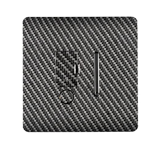 Trendi Switch 13 Amp moderner Designer-Netzstecker mit Flexauslass aus Kohlefaser Trendi Switch 13 Amp moderner Designer-Netzstecker mit Flexauslass aus Kohlefaser von Trendi Switch