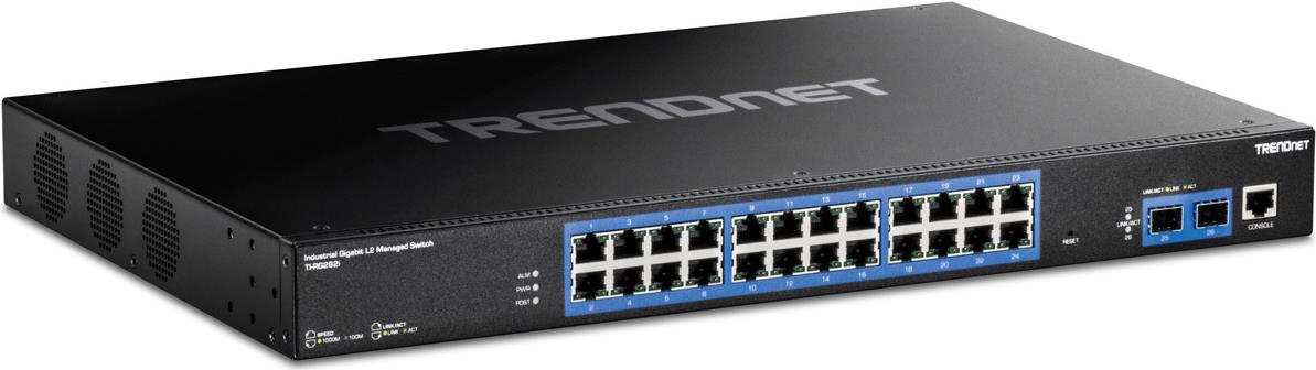 TRENDnet 26-PORT INDUSTRIAL GIGABIT L2 - MANAGED RACKMOUNT SWITCH (TI-RG262i) von Trendnet