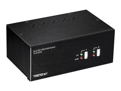 TRENDnet KVM 2-Port DVI USB Switch mit Audio USB 2.0 Hub TRENDnet KVM 2-Port DVI USB Switch mit Audio USB 2.0 Hub von Trendnet