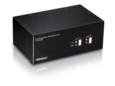 TRENDnet KVM 2-Port Displayport Switch mit Audio USB 2.0 Hub TRENDnet KVM 2-Port Displayport Switch mit Audio USB 2.0 Hub von Trendnet