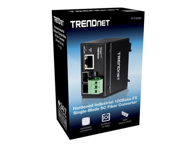 TRENDnet Konverter Industrial 100Base-FX SC 30KM IP 30 TRENDnet Konverter Industrial 100Base-FX SC 30KM IP 30 von Trendnet