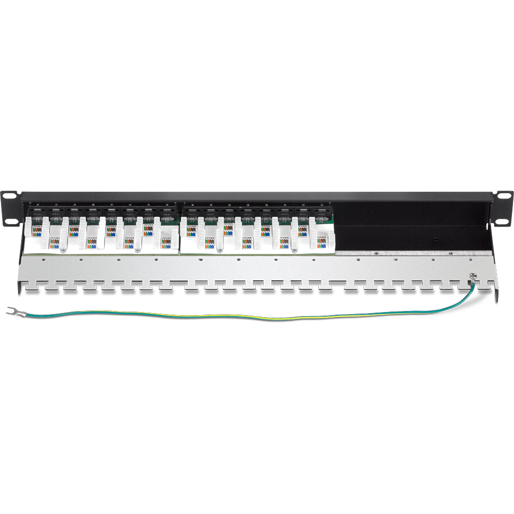 TRENDnet TC-P16C6AS - Patch Panel - Rack montierbar - RJ-45 X 16 - 1U von Trendnet