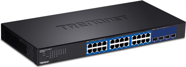 TRENDnet TEG 30284 - Switch - Smart - 24 x 10/100/1000 + 4 x 10 Gigabit SFP+ - an Rack montierbar (TEG-30284) von Trendnet