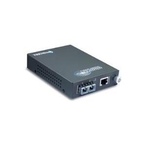 TRENDnet TFC-1000 - Medienkonverter - 1000Base-SX, 1000Base-T - RJ-45 - SC multi-mode - extern - bis zu 550 m (TFC-1000MSC) von Trendnet