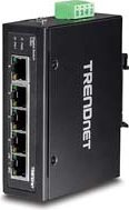 TRENDnet TI-G50, 5-Port Gehärteter Industrieller Gigabit DIN-Rail Switch (TI-G50) von Trendnet