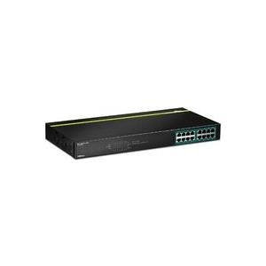 TRENDnet TPE TG160G - Switch - 16 x 10/100/1000 (PoE+) - an Rack montierbar - PoE+ (TPE-TG160G) von Trendnet