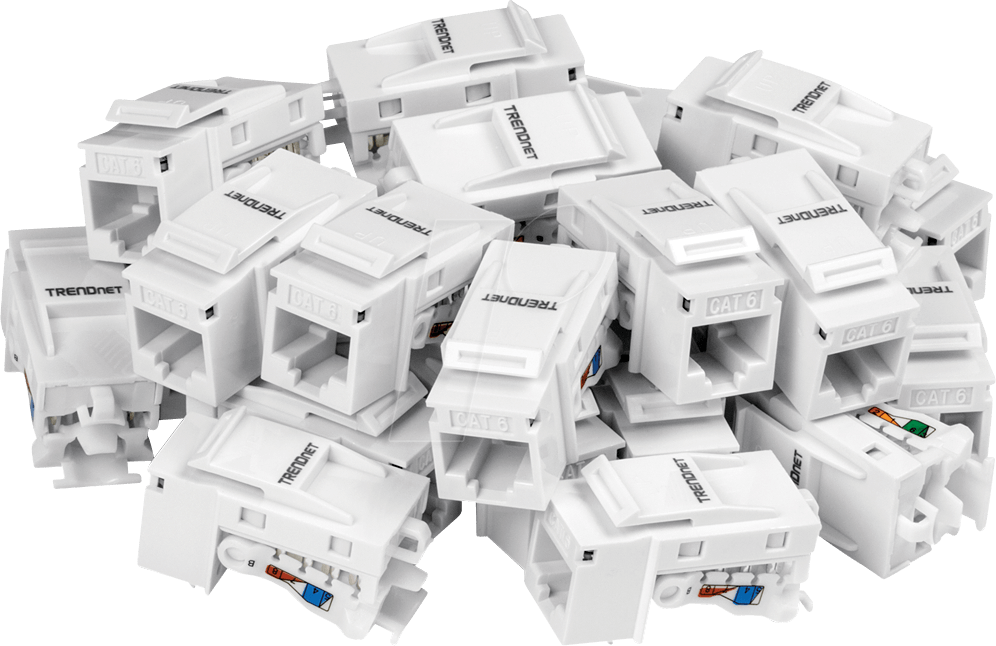 TRN TC-K25C6 - Keystone Modul RJ45 Buchse > LSA Cat.6, 25 Stück von Trendnet