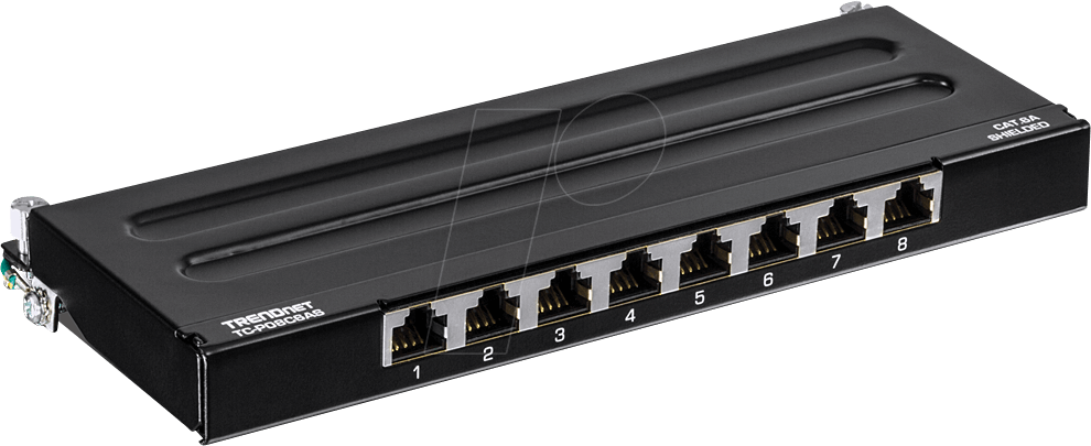 TRN TC-P08C6AS - Patchpanel, 8-Port, Cat.6a von Trendnet