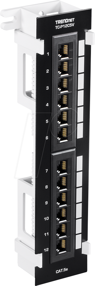 TRN TC-P12C5V - Patchpanel, 12-Port, Cat.5e von Trendnet