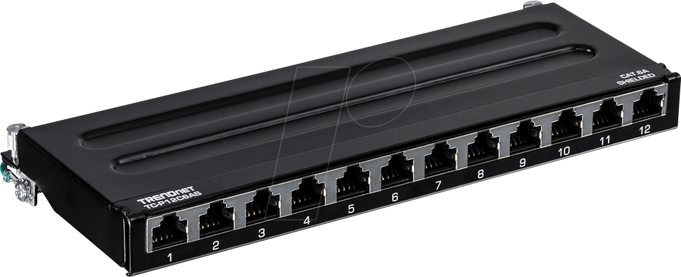 TRN TC-P12C6AS - Patchpanel, 12-Port, Cat.6a von Trendnet