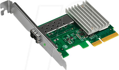 TRN TEG-10GECSFP - Netzwerkkarte, PCI Express x4, 10 Gigabit Ethernet, 1x SFP von Trendnet