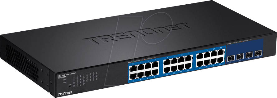 TRN TEG-30284 - Switch, 28-Port, Gigabit Ethernet, 4x SFP von Trendnet