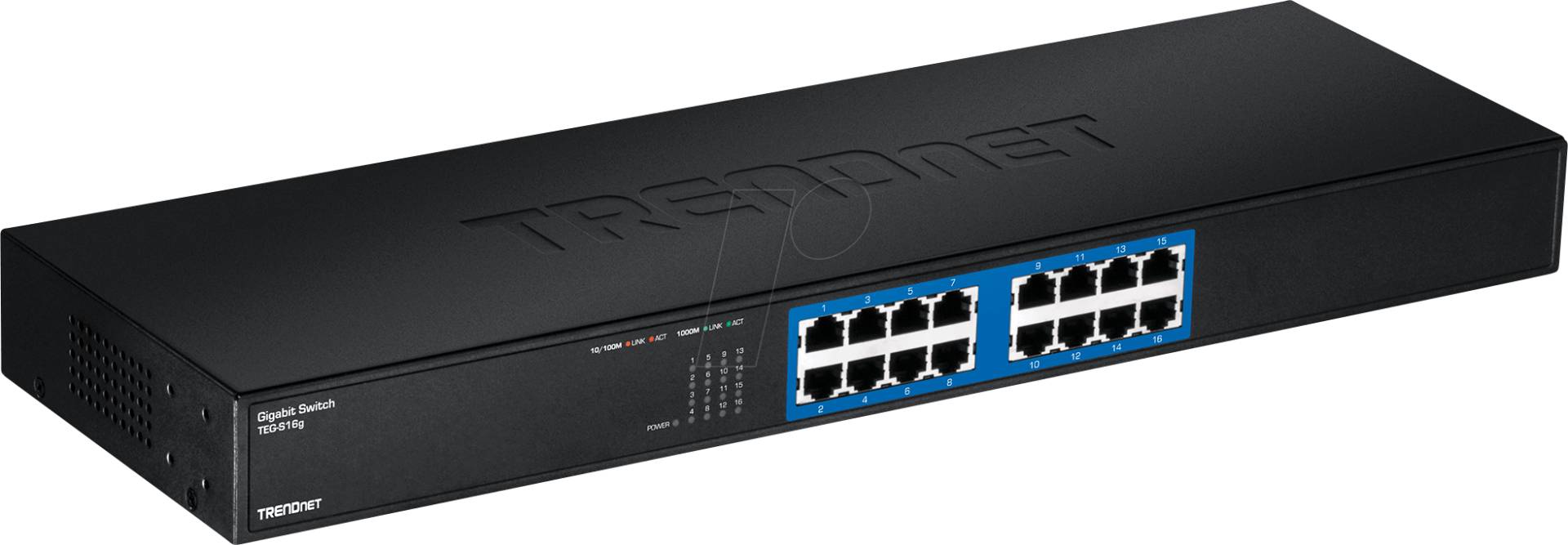 TRN TEG-S16G - Switch, 16-Port, Gigabit Ethernet von Trendnet