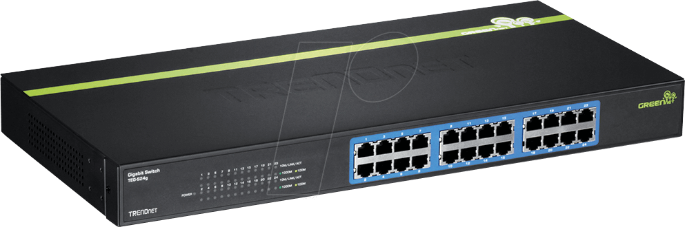 TRN TEG-S24G - Switch, 24-Port, Gigabit Ethernet von Trendnet