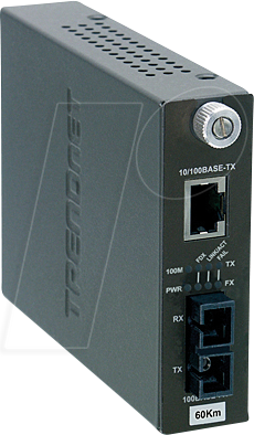 TRN TFC-110S60I - Medienkonverter, Fast Ethernet, SC, Singlemode von Trendnet