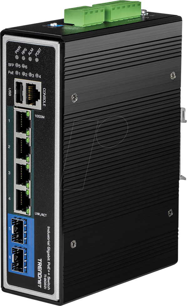 TRN TI-BG62I - Switch, 6-Port, Gigabit Ethernet, PoE+, SFP TRN TI-BG62I - Switch, 6-Port, Gigabit Ethernet, PoE+, SFP von Trendnet