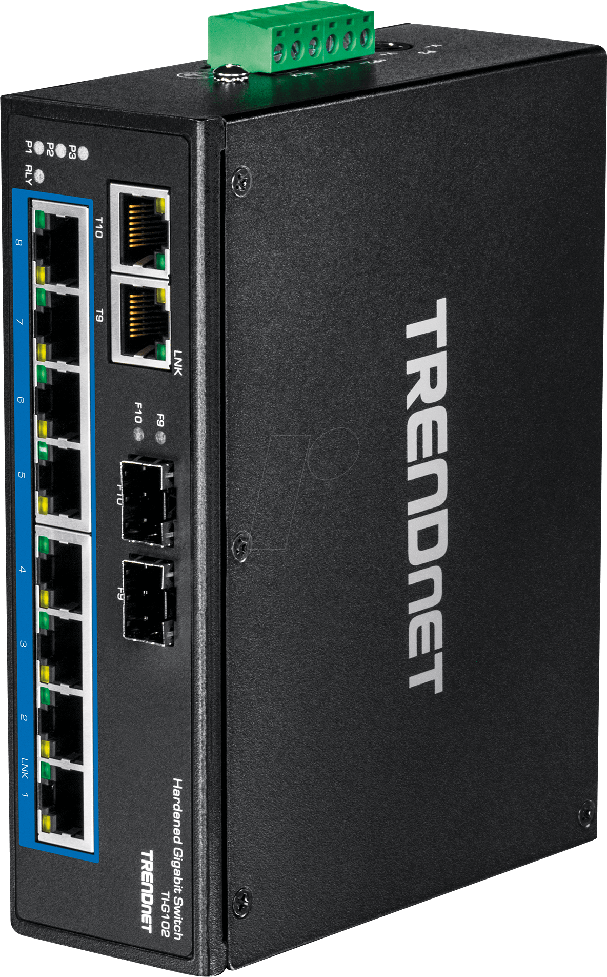 TRN TI-G102 - Switch, 10-Port, Gigabit Ethernet, DIN Rail von Trendnet
