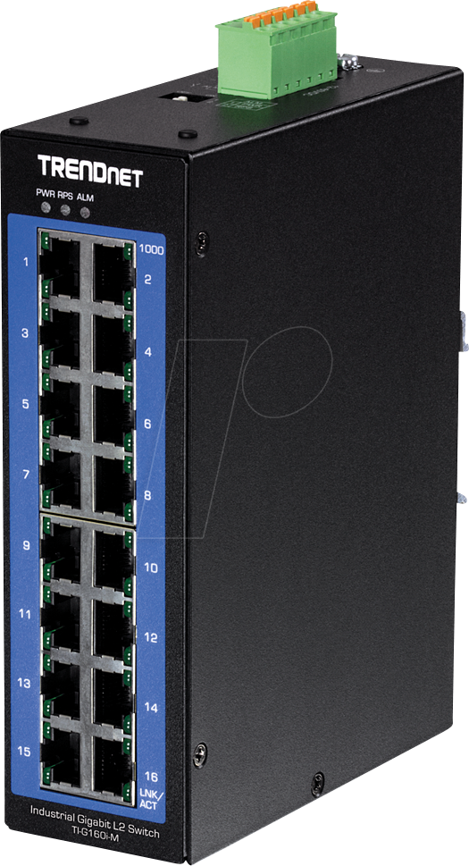 TRN TI-G160I-M - Switch, 16-Port, Gigabit Ethernet von Trendnet