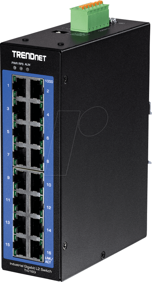 TRN TI-G160I - Switch, 16-Port, Gigabit Ethernet von Trendnet