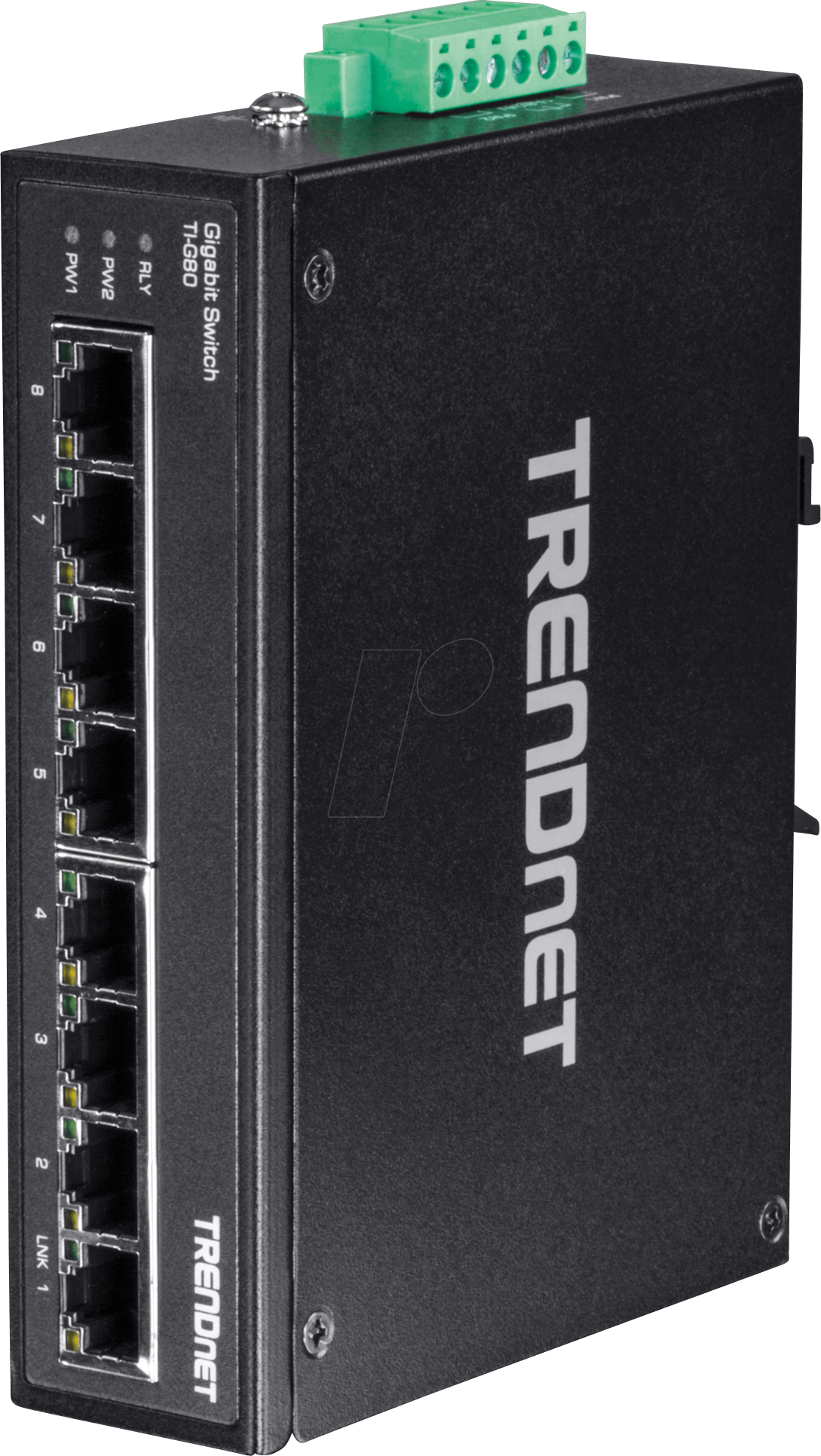 TRN TI-G80 - Switch, 8-Port, Gigabit Ethernet, DIN Rail von Trendnet